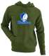 Hampton Stealie Premium Unisex Hoodie — Design: Hampton University — Military Green