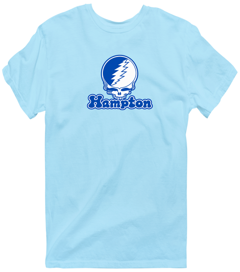 Hampton Stealie Premium Unisex T-Shirt — Design: Hampton University — Light Blue