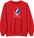 Hanover Stealie Premium Unisex Crewneck — Design: Hanover College — Red