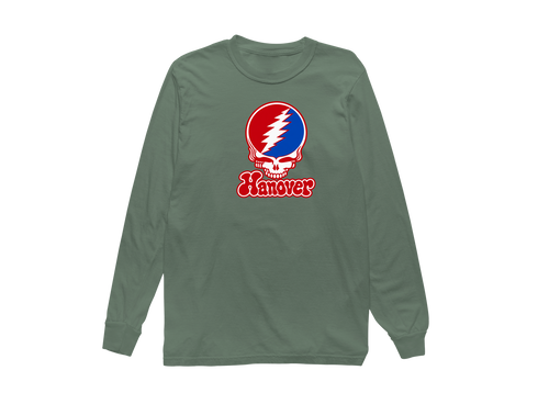 Hanover Stealie Premium Unisex Long-Sleeve — Design: Hanover College — Light Green