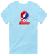Hanover Stealie Premium Unisex T-Shirt — Design: Hanover College — Light Blue