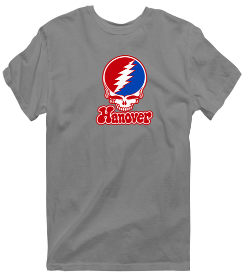 Hanover Stealie Premium Unisex T-Shirt — Design: Hanover College — Dark Heather