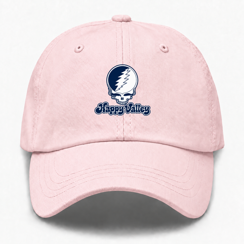 Happy Valley Stealie Premium Unisex Dad Hat — Design: Penn State University — Pink