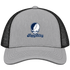 Happy Valley Stealie Premium Unisex Trucker Cap — Design: Penn State University — Heather Grey/Black