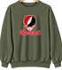 Hartford Stealie Premium Unisex Crewneck — Design: Hartford University of — Military Green