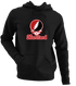 Hartford Stealie Premium Unisex Hoodie — Design: Hartford University of — Black