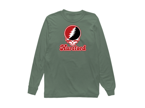 Hartford Stealie Premium Unisex Long-Sleeve — Design: Hartford University of — Light Green