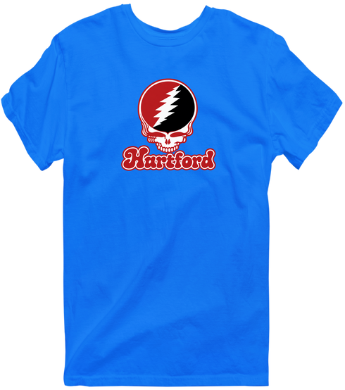 Hartford Stealie Premium Unisex T-Shirt — Design: Hartford University of — Royal