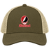 Hartford Stealie Premium Unisex Trucker Cap — Design: Hartford University of — Moss/Khaki