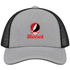 Hartford Stealie Premium Unisex Trucker Cap — Design: Hartford University of — Heather Grey/Black