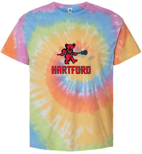 Hartford Lax Bear Stealie Tie-Dye T-Shirt