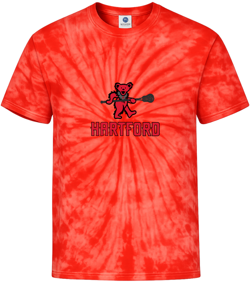 Hartford Lax Bear Stealie Tie-Dye T-Shirt