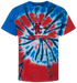 Hartford Lax Bear Stealie Tie-Dye T-Shirt