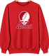Harvard Stealie Premium Unisex Crewneck — Design: Harvard University — Red
