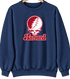 Harvard Stealie Premium Unisex Crewneck — Design: Harvard University — Navy