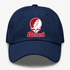 Harvard Stealie Premium Unisex Dad Hat — Design: Harvard University — Navy