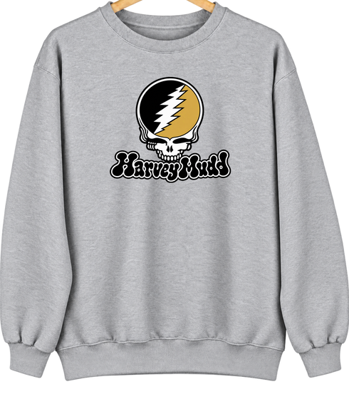 Harvey Mudd Stealie Premium Unisex Crewneck — Design: Harvey Mudd College — Sport Grey