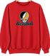 Harvey Mudd Stealie Premium Unisex Crewneck — Design: Harvey Mudd College — Red