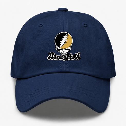 Harvey Mudd Stealie Premium Unisex Dad Hat — Design: Harvey Mudd College — Navy