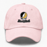Harvey Mudd Stealie Premium Unisex Dad Hat — Design: Harvey Mudd College — Pink