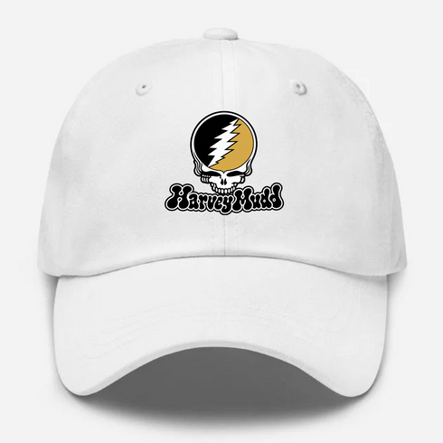 Harvey Mudd Stealie Premium Unisex Dad Hat — Design: Harvey Mudd College — White