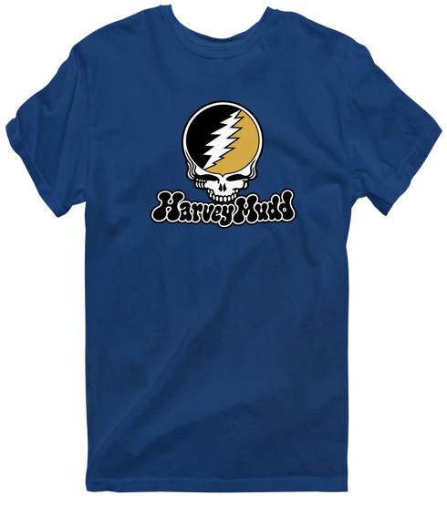 Harvey Mudd Stealie Premium Unisex T-Shirt — Design: Harvey Mudd College — Navy