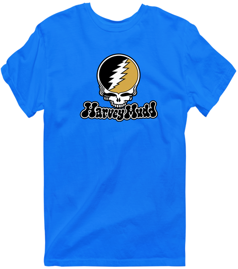 Harvey Mudd Stealie Premium Unisex T-Shirt — Design: Harvey Mudd College — Royal