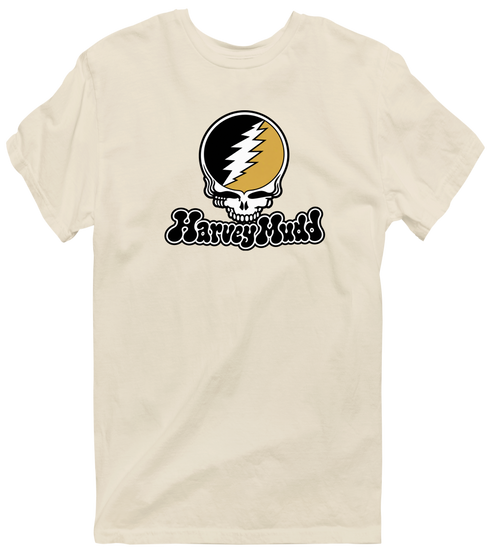 Harvey Mudd Stealie Premium Unisex T-Shirt — Design: Harvey Mudd College — Sand