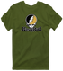 Harvey Mudd Stealie Premium Unisex T-Shirt — Design: Harvey Mudd College — Military Green