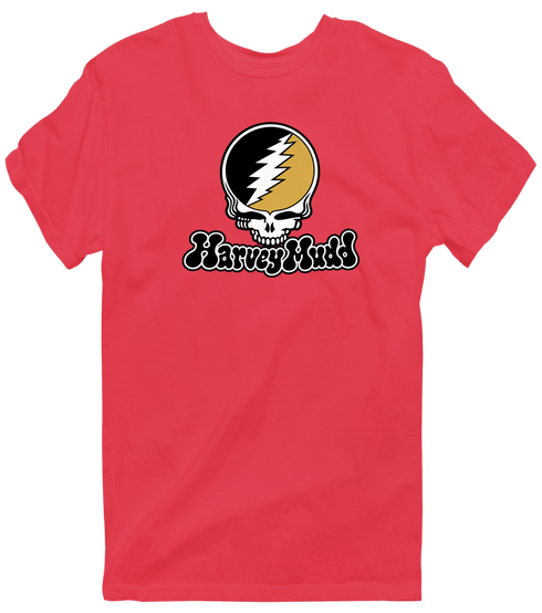 Harvey Mudd Stealie Premium Unisex T-Shirt — Design: Harvey Mudd College — Heather Red