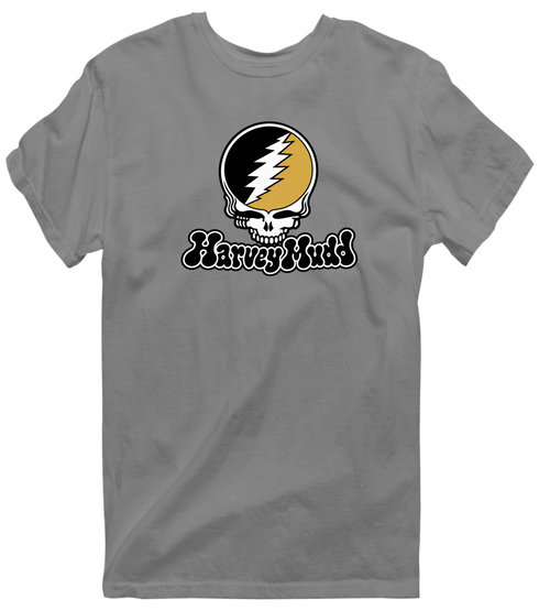 Harvey Mudd Stealie Premium Unisex T-Shirt — Design: Harvey Mudd College — Dark Heather