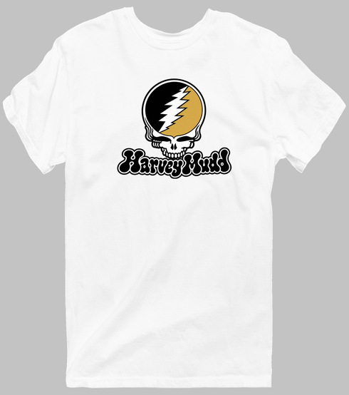Harvey Mudd Stealie Premium Unisex T-Shirt — Design: Harvey Mudd College — White