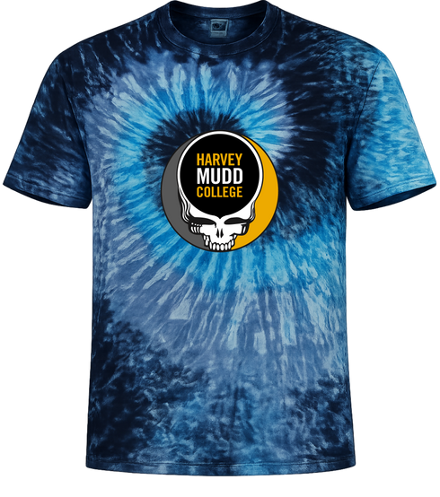 Harvey Mudd Stealie Tie-Dye T-Shirt