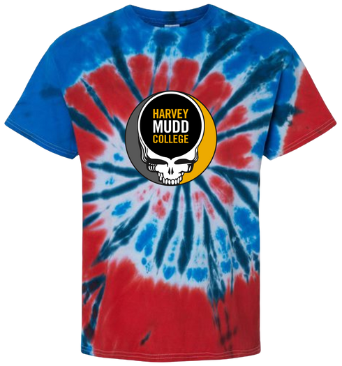 Harvey Mudd Stealie Tie-Dye T-Shirt