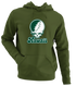 Hawaii Stealie Premium Unisex Hoodie — Design: Hawaii University of — Military Green