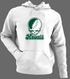 Hawaii Stealie Premium Unisex Hoodie — Design: Hawaii University of — White/Grey