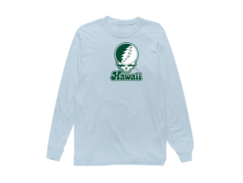 Hawaii Stealie Premium Unisex Long-Sleeve — Design: Hawaii University of — Chambray
