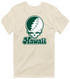 Hawaii Stealie Premium Unisex T-Shirt — Design: Hawaii University of — Sand
