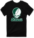 Hawaii Stealie Premium Unisex T-Shirt — Design: Hawaii University of — Black