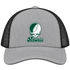 Hawaii Stealie Premium Unisex Trucker Cap — Design: Hawaii University of — Heather Grey/Black