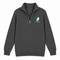 Hawaii Stealie Premium Unisex Quarter-Zip — Design: Hawaii University of — Charcoal