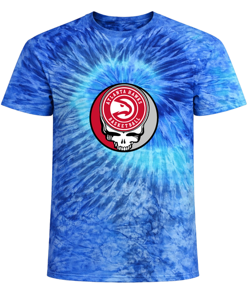 Atlanta Hawks Stealie Tie-Dye T-Shirt