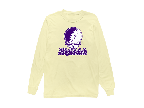 High Point Stealie Premium Unisex Long-Sleeve — Design: High Point University — Butter