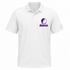High Point Stealie Premium Unisex Polo — Design: High Point University — White