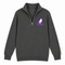 High Point Stealie Premium Unisex Quarter-Zip — Design: High Point University — Charcoal