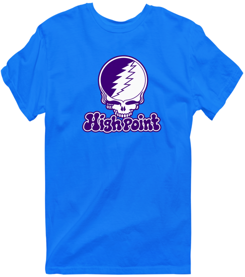 High Point Stealie Premium Unisex T-Shirt — Design: High Point University — Royal