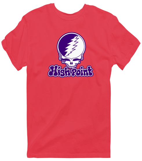 High Point Stealie Premium Unisex T-Shirt — Design: High Point University — Heather Red