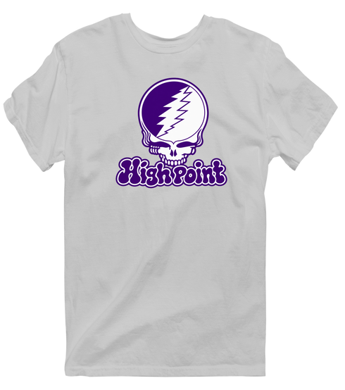 High Point Stealie Premium Unisex T-Shirt — Design: High Point University — Sport Grey