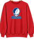 Hillsdale Stealie Premium Unisex Crewneck — Design: Hillsdale College — Red