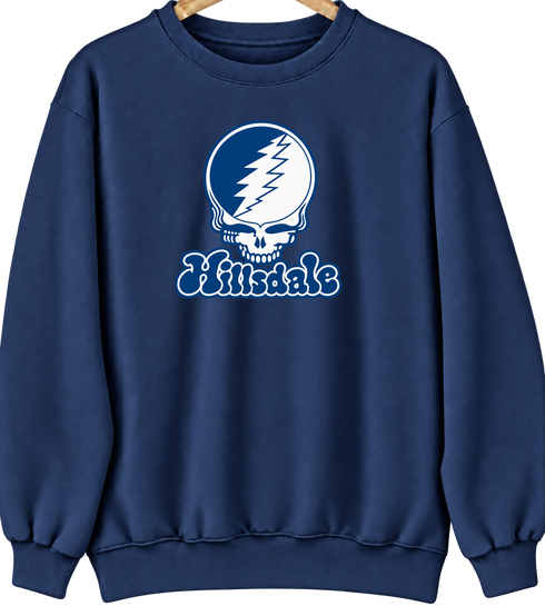Hillsdale Stealie Premium Unisex Crewneck — Design: Hillsdale College — Navy